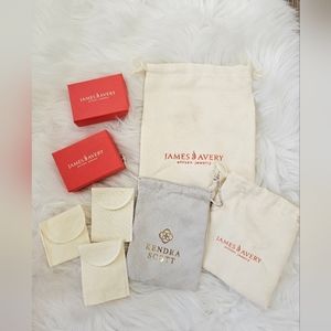 James Avery boxes, bags and Kendra Scott bag